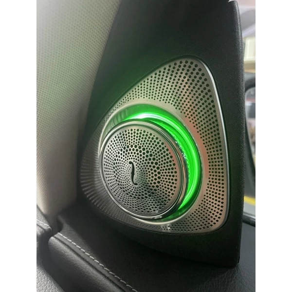 Benz 賓士 64色 A柱 旋轉高音 X253/C300/GLC300 氣氛燈