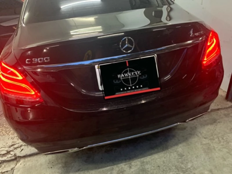 Benz W205 美規 低配改高配led尾燈 實車安裝(全新)