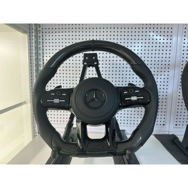 Benz AMG 809 碳纖維 客製化方向盤 (適用各款車均可安裝)
