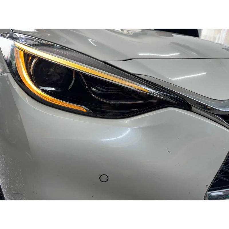 Infinity Q30 大燈 維修 修復 日行燈 導光條 泛黃 變黃