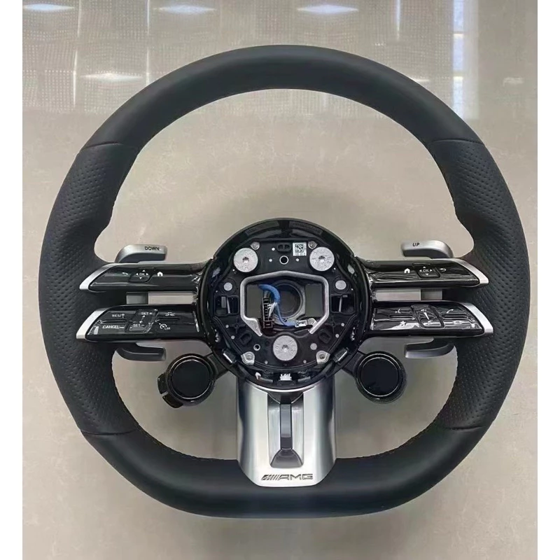 Benz 蜻蜓AMG方向盤+液晶旋鈕 支援全系車種