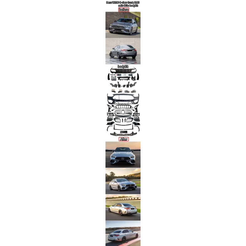Benz C級 W206 S206 改C63s 大包