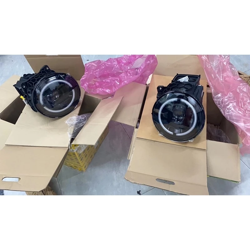 Benz 賓士 G500 改裝 升級 原廠 幾何多光束 燻黑大燈
