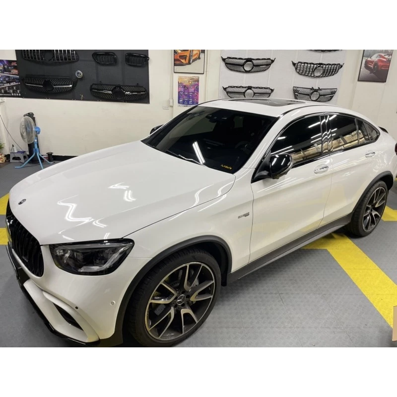 Benz 20年 多光束大燈+ GLC 63 前保