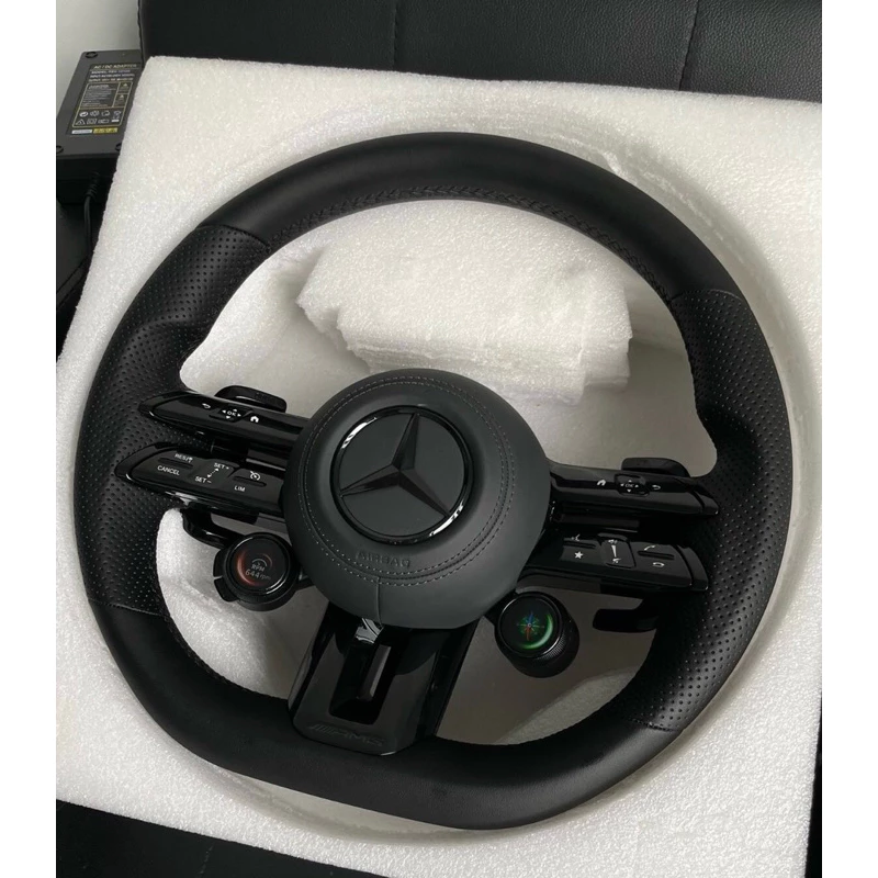 Benz 蜻蜓AMG方向盤+液晶旋鈕 支援全系車種