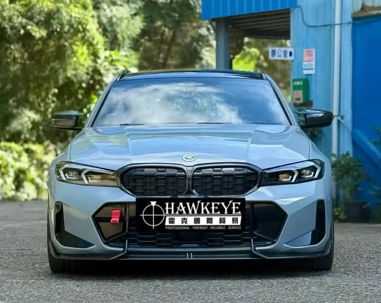 BMW 新款3系(G20/G28) LCI後期款 ，ADRO碳纖維前下巴