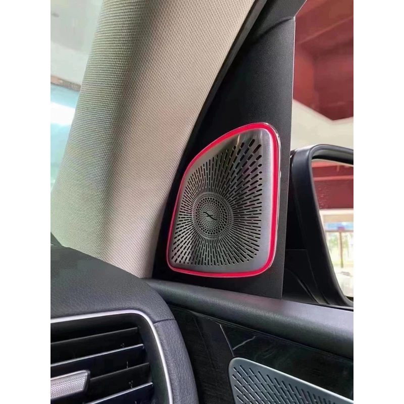 Benz 20年 GLE W167 柏林旋轉高音&喇叭發光蓋板