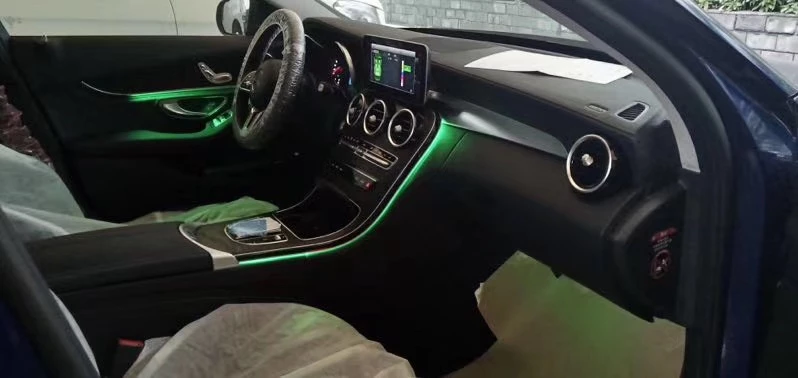 賓士 Benz W205/GLC C250/C300/C43/C63 64色氣氛燈(全新)