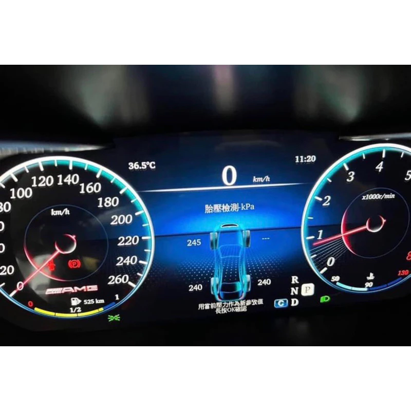 Benz A-class CLA W76 W117 全液晶儀表