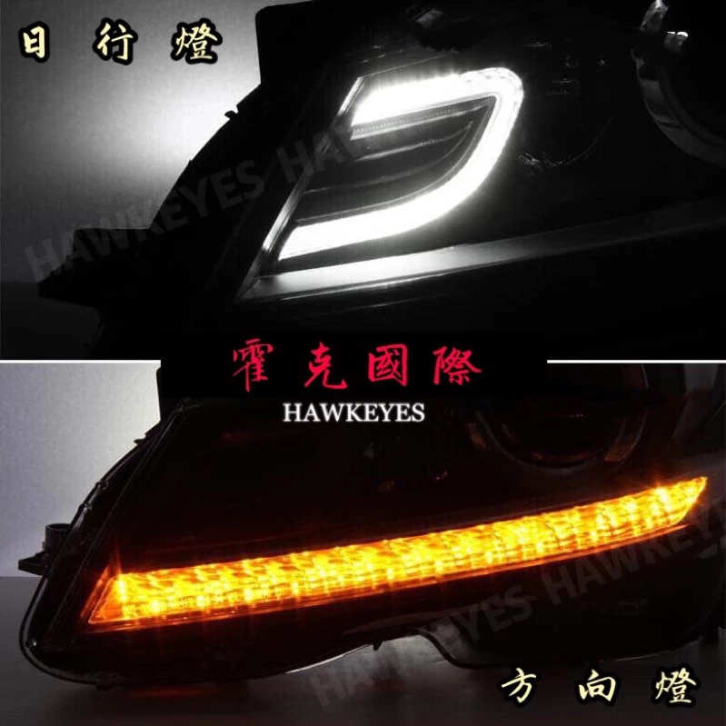 Benz 賓士 W204 11 ～13年小改款 C180 C250 專用小C型大燈組 合法 變更行照