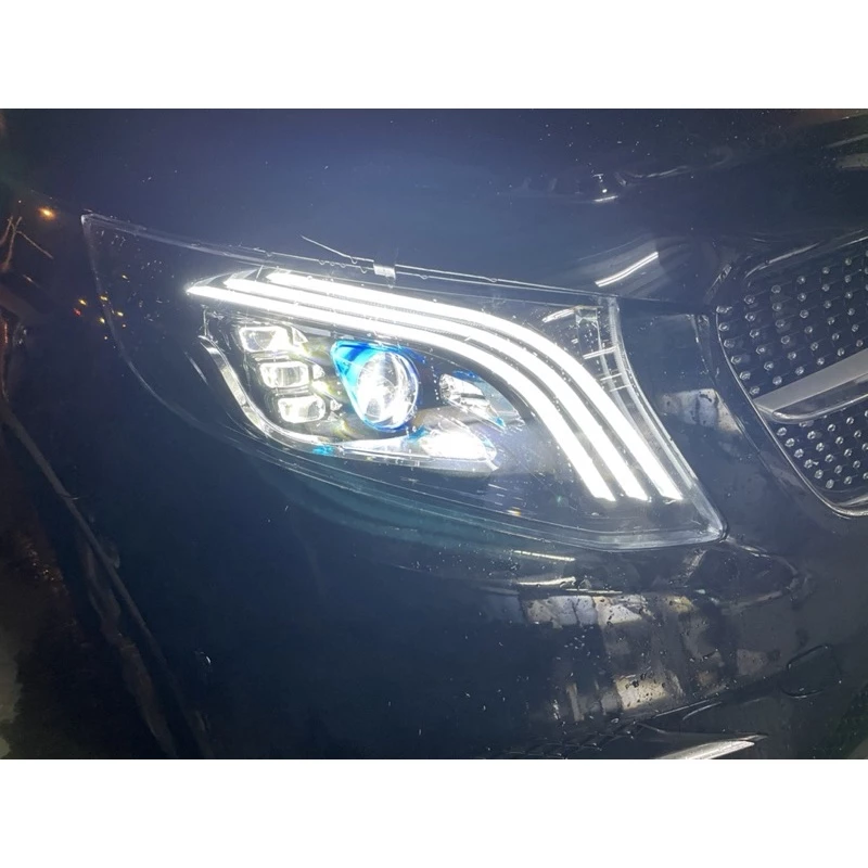 Benz Vito V250 升級新款LED 邁巴赫流水大燈 合法 變更 行照
