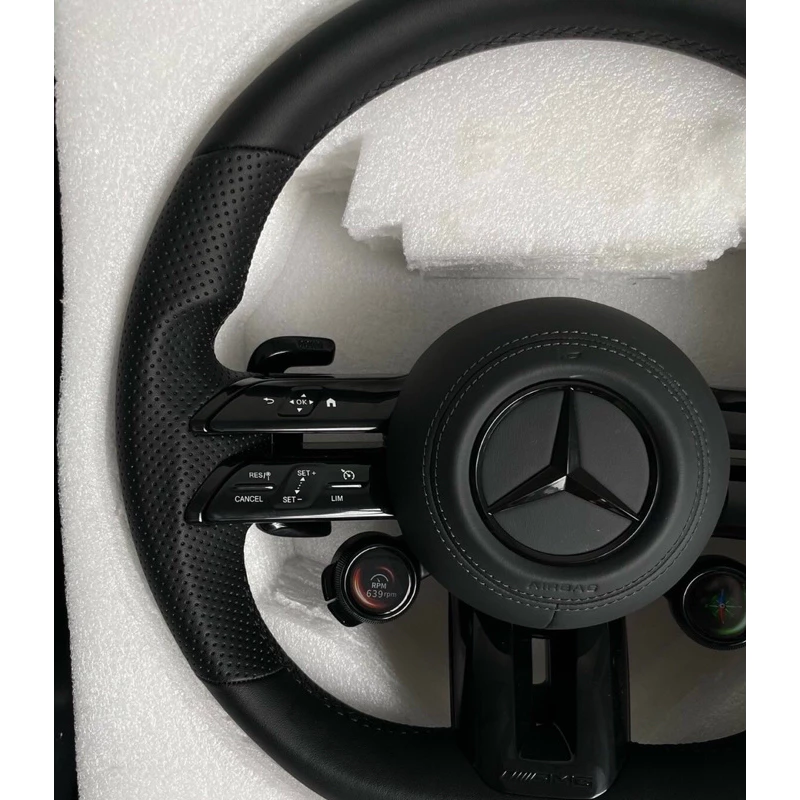 Benz 蜻蜓AMG方向盤+液晶旋鈕 支援全系車種