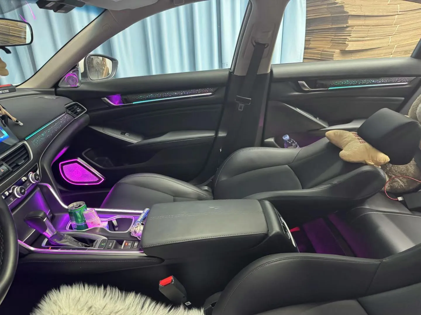 Honda 本田 10代10.5代Accord/Inspire木紋質感搭配星空飾板氛圍燈