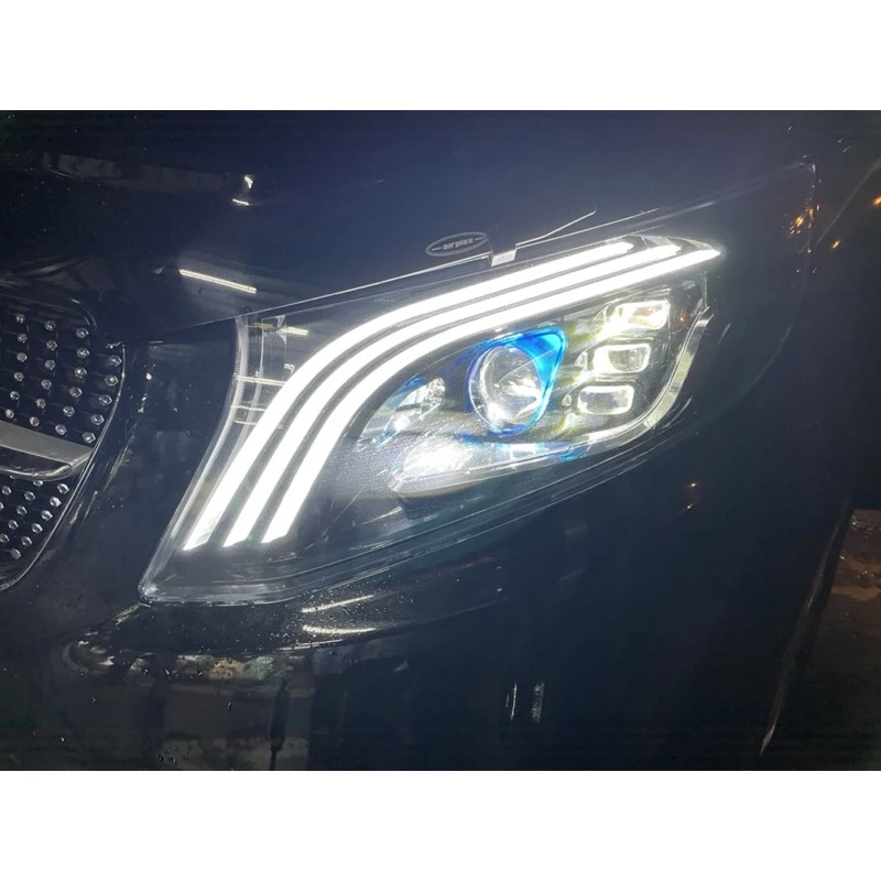 Benz Vito V250 升級新款LED 邁巴赫流水大燈 合法 變更 行照