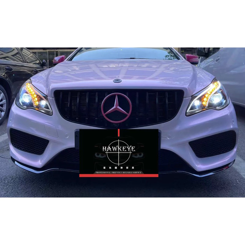 Benz 10-17款 E Coupe大燈總成W207/C207 改裝LED日行燈
