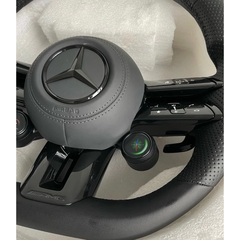 Benz 蜻蜓AMG方向盤+液晶旋鈕 支援全系車種
