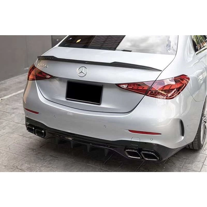 Benz W206 C class 改C63s/C43 後下巴+尾飾管