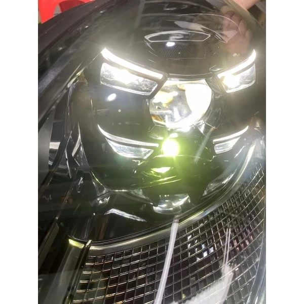 Porsche Macan 老款改小改款樣式 LED 大燈總成(副廠)