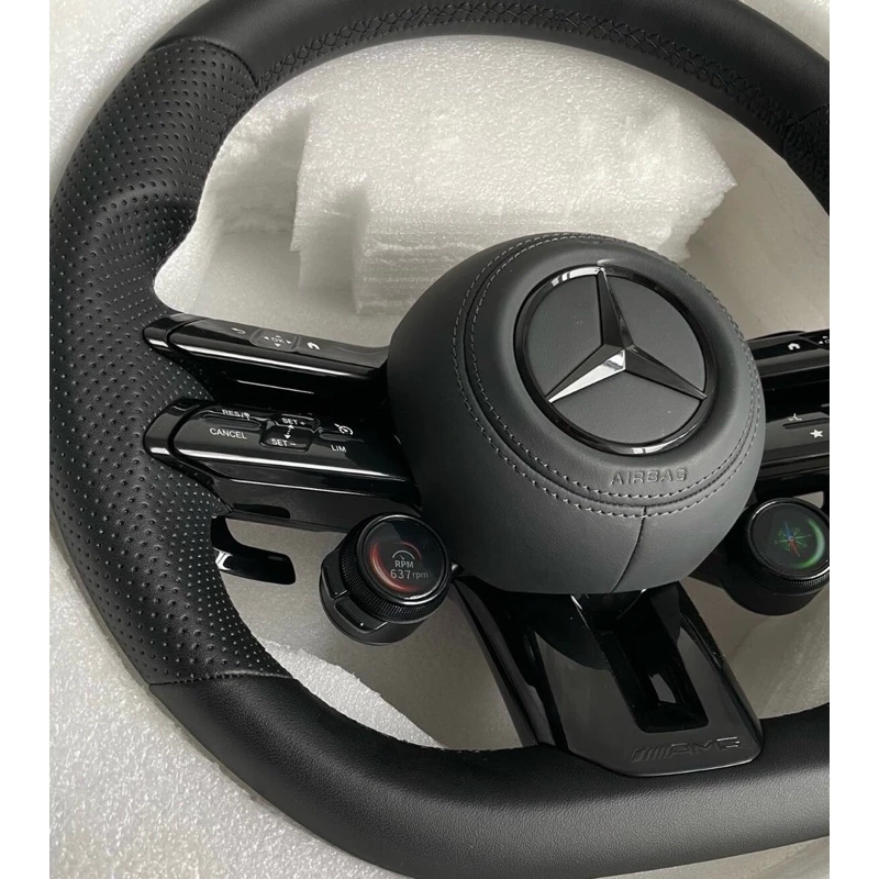 Benz 蜻蜓AMG方向盤+液晶旋鈕 支援全系車種