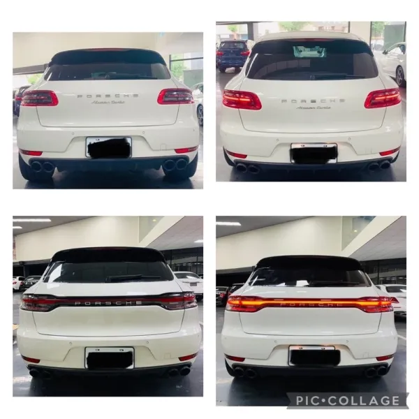 Porsche Macan 老款改新款 貫穿式尾燈+新款後車廂