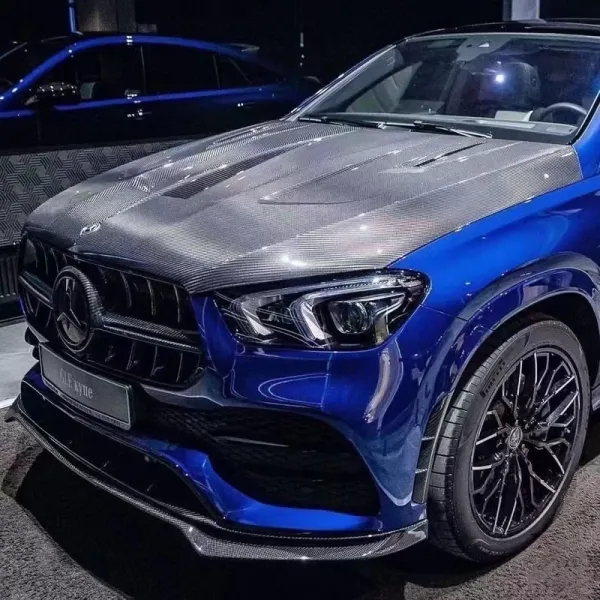 Benz 新款GLE W167coupe/GLE53改Larte Desgin新款碳纖維大包