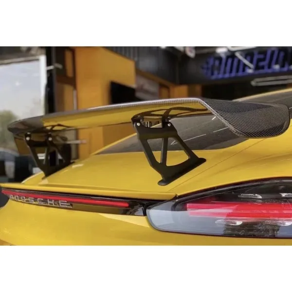 Porsche 保時捷 981/987/718 Cayman 專用GT4碳纖維大尾翼