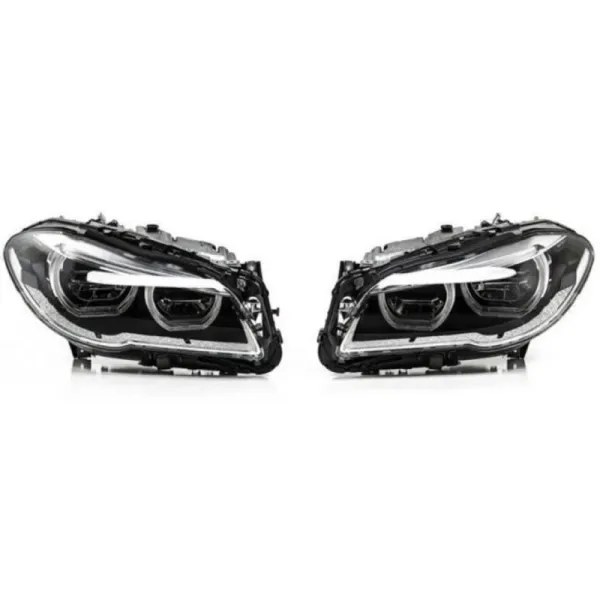 BMW 新款 F10 F11 低階改高階版本 全LED光圈大燈