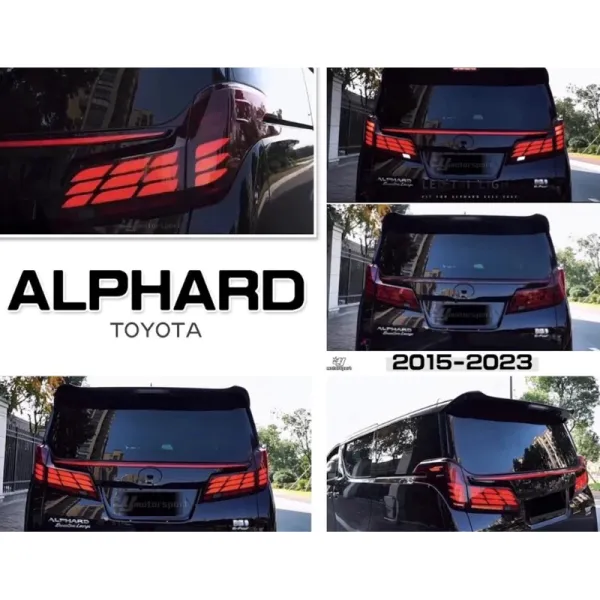 TOYOTA 阿法 ALPHARD 15-23 年 30系升級40系 油電款LED 動態 跑馬 貫穿