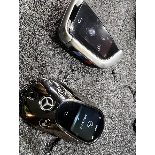 Benz/BMW/Porsche  一鍵啟動 高智能遠端發車液晶鑰匙(搭配Benz麥x赫液晶Key)