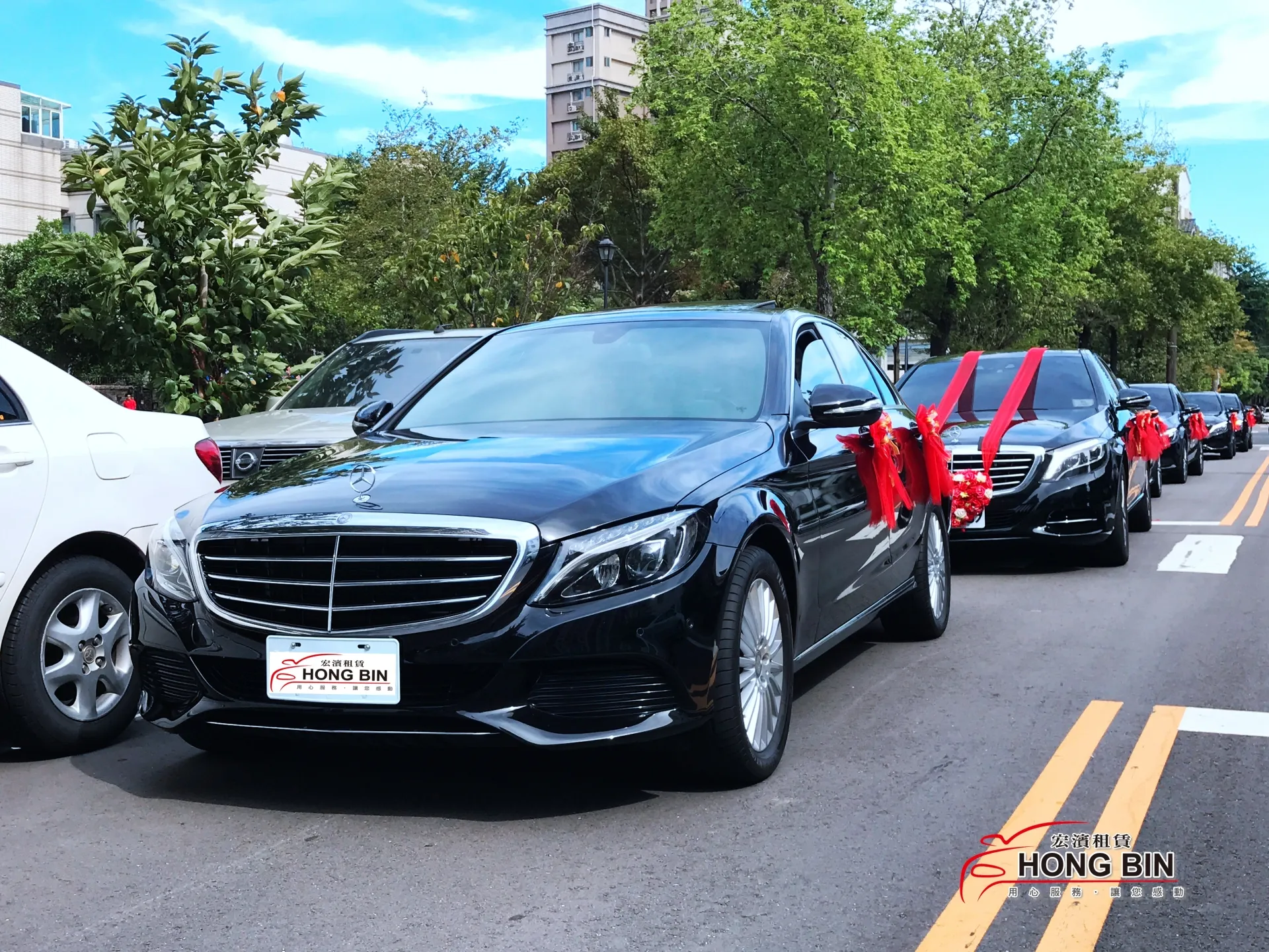 W222賓士S350L加長型+W205賓士C系列 五台