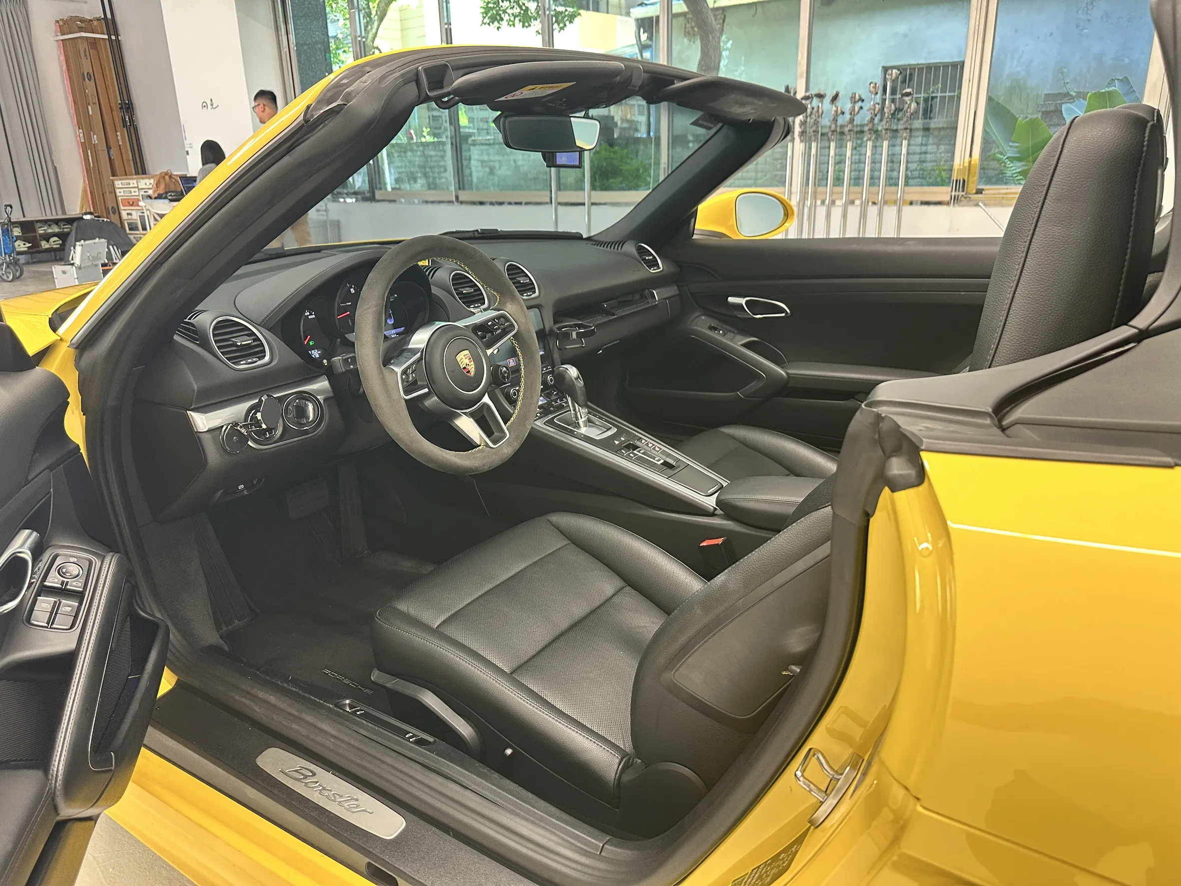 PORSCHE 718 boxster保時捷敞篷跑車+最新款W223賓士S350L加長型 兩台