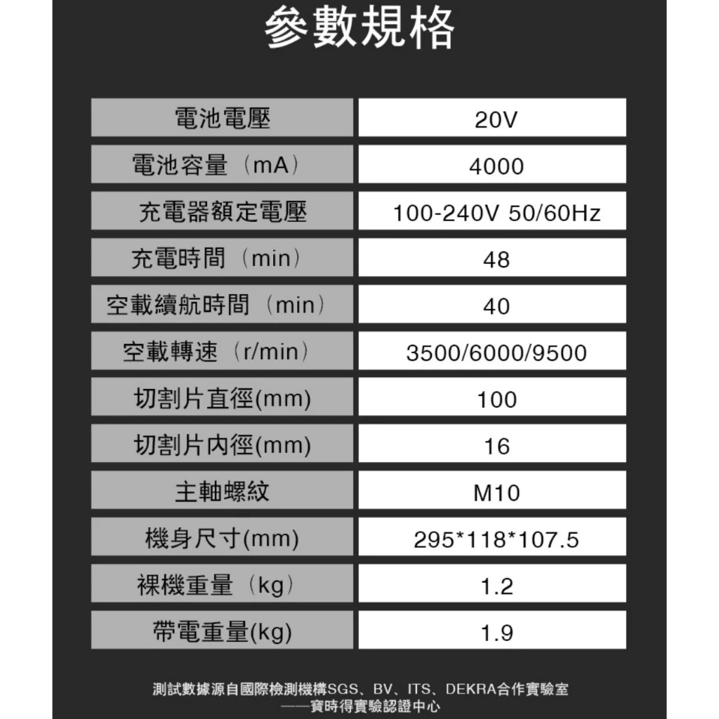WU806鋰電無刷平面砂輪機20V 100mm切割 細柄 平面 角磨 拋光 切割 金屬 木頭 水電 木工 WORX威克士