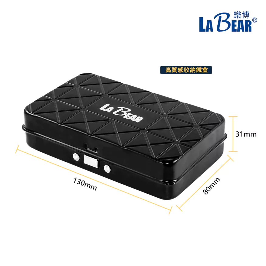【LaBear】黑鐵盒收納 2分 迷你兩用棘輪手柄 穿透套筒/起子組 超短穿透式套筒 止滑套筒 雙向 棘輪扳手 台灣製