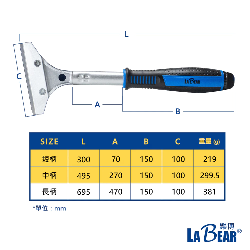 【LaBear】重型 去漆刮刀 清潔刮刀 中柄 壁癌刮刀 除膠刮刀 壁紙刮刀 可替換刀片 除貼紙 除油漆 清潔刀鏟