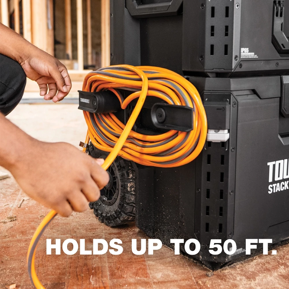 TB-B1-A-31 兩件式捲繩器 TOUGHBUILT 托比爾 快扣 工具箱 堆疊式 捲繩 延長線 電線 水電 露營