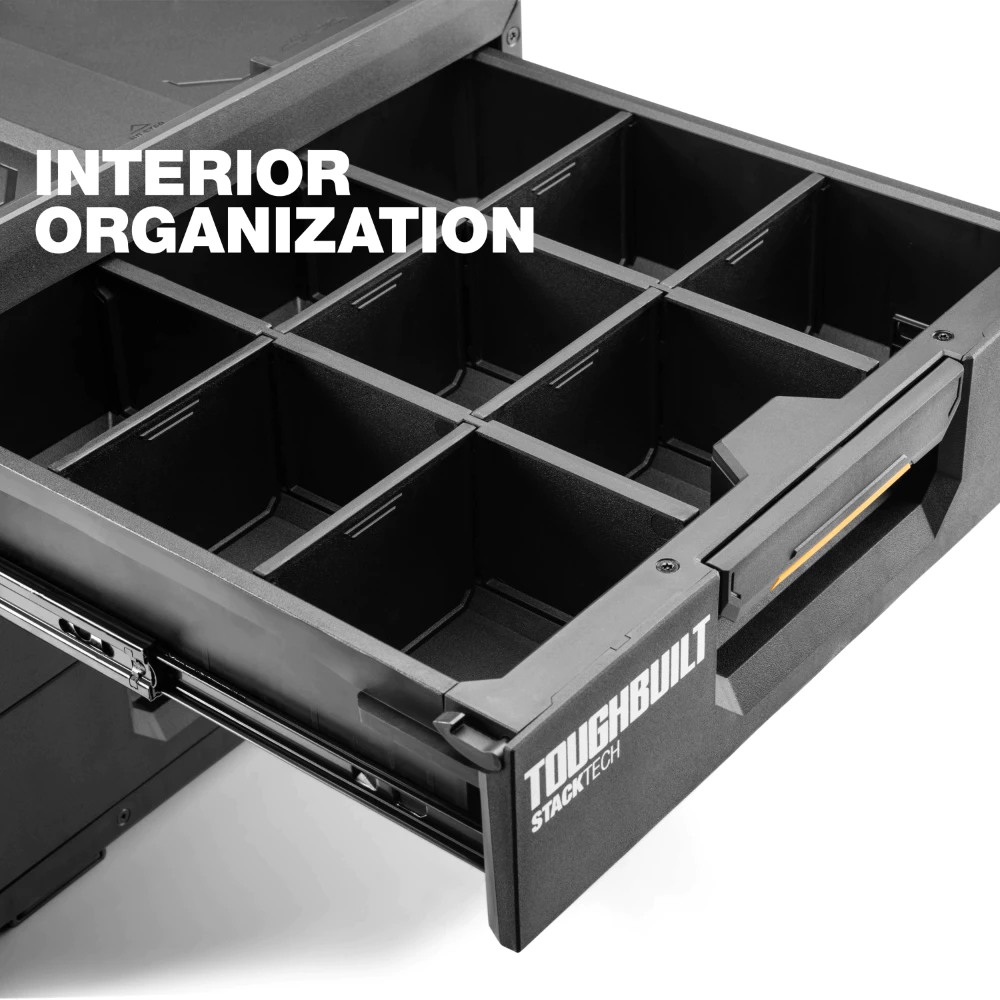 TB-B1-D-70-3 抽屜式⼯具箱XL-三抽 TOUGHBUILT 托比爾 快扣 工具箱 三層 防水 堆疊式 抽屜