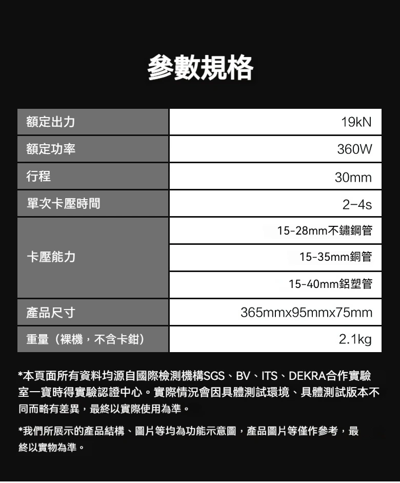 WU111 不銹鋼水管壓接機 20V 威克士 WORX 水電壓管工具 管件壓接機 不鏽鋼管壓接 水電工程配管