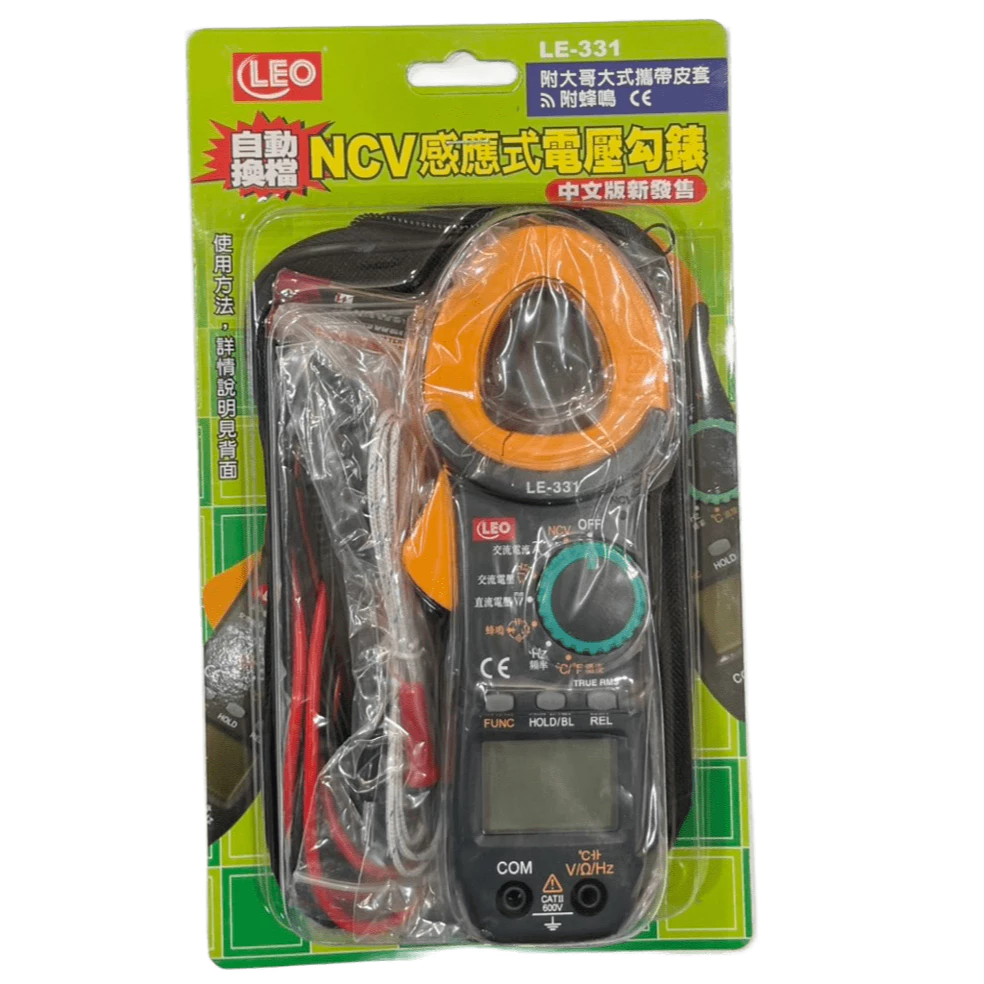 LE-311 NCV感應式電壓勾錶 驗電 檢測 白扁線 水電 高CP值 居家 弱電 自動換檔 蜂鳴音
