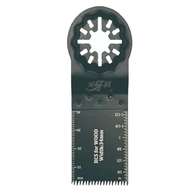 兇牙利 HCS磨切機刀片 H34X40Xmm 木用PVC/3入(粗齒) Starlock/OIS 雙系統 PVC 木用