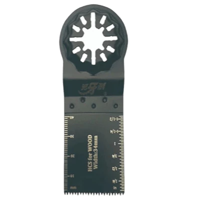 兇牙利 HCS磨切機刀片 34*40mm 木用PVC/3入 Starlock/OIS 雙系統 木用 PVC 耐用
