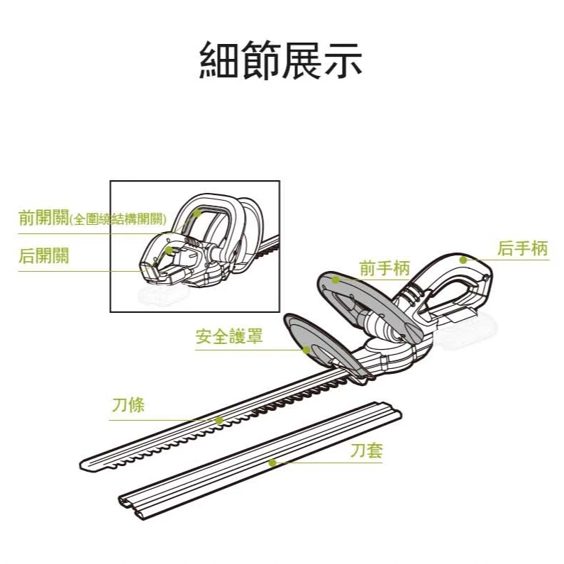 WD254 無刷鋰電修籬機 20V 46cm 園藝 花園 籬笆剪 籬笆機 修籬剪 修枝機 樹枝 WORX 威克士