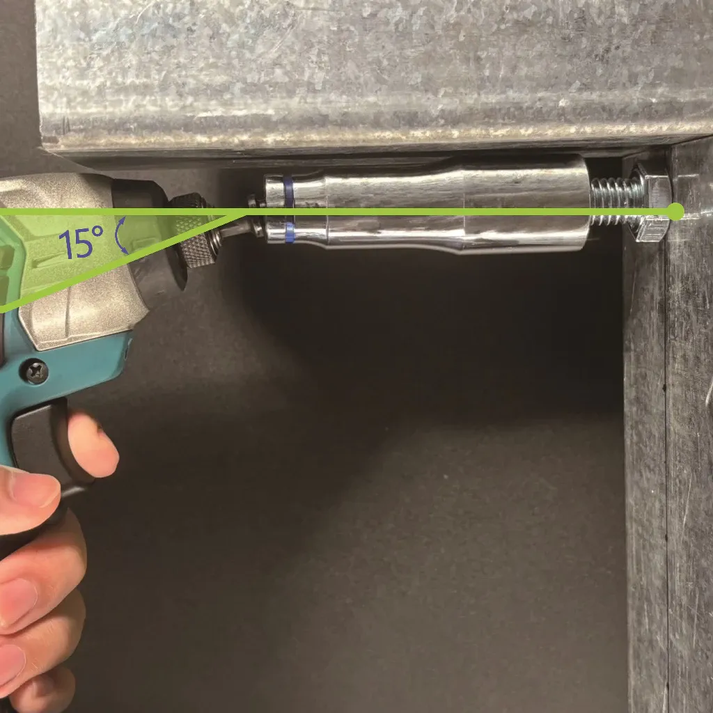 愛森諾工具 Arsenal Tool / 搖頭深孔套筒 首振 15度搖頭套筒 六角柄 深孔型 六角深孔 高扭力40V機