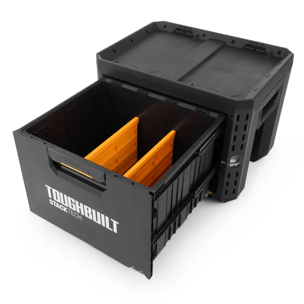 TB-B1-D-71 抽屜式⼯具箱-單抽XL TOUGHBUILT 托比爾 快扣 配件 單層 工具箱 水電 防水 堆疊式
