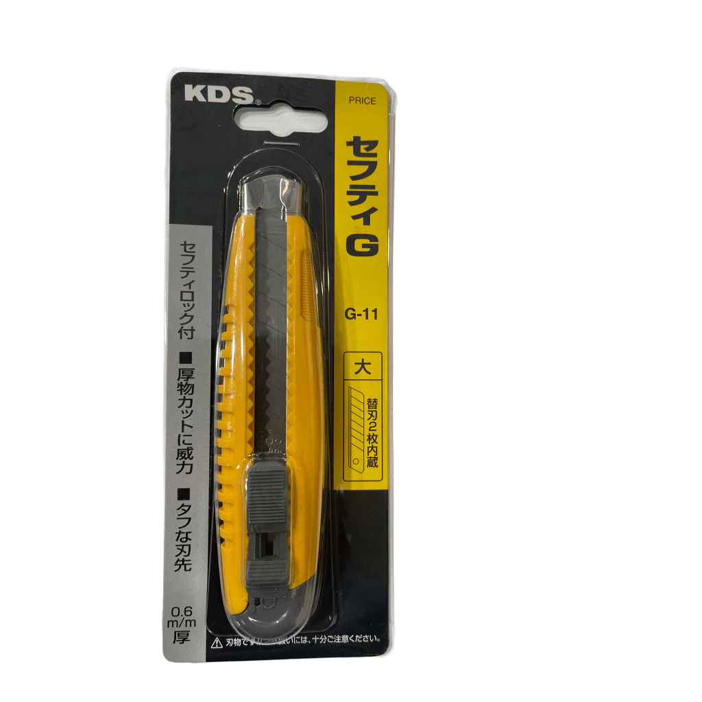 日本KDS 美工刀 G-11 工業級 替換 高硬度 不易斷 超耐用 熱處理 水電 居家 木工 弱電 超厚 鋒利