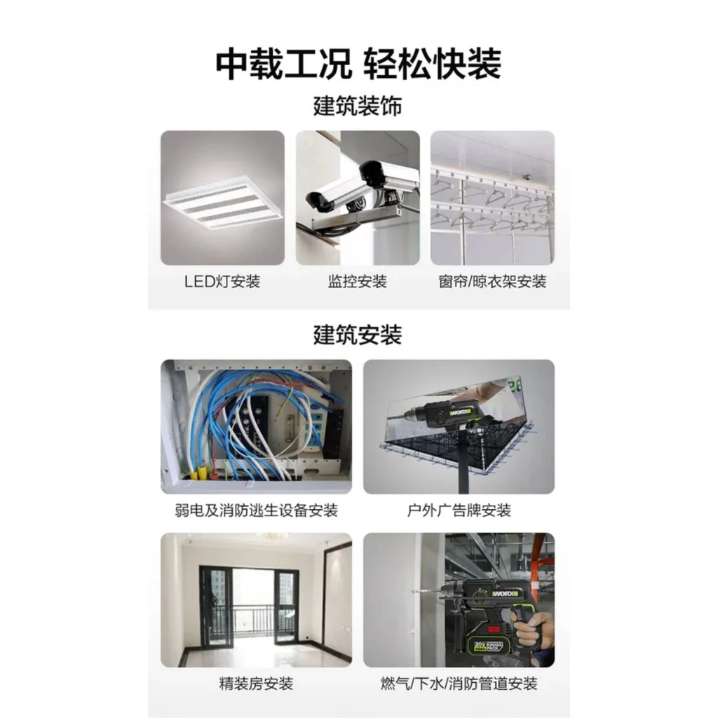 WU387 鋰電無刷免出力電錘20V 22mm 錘鑽/平鑽 雙功能 水泥 地板 鑽牆 水電 居家 電槌 WORX威克士