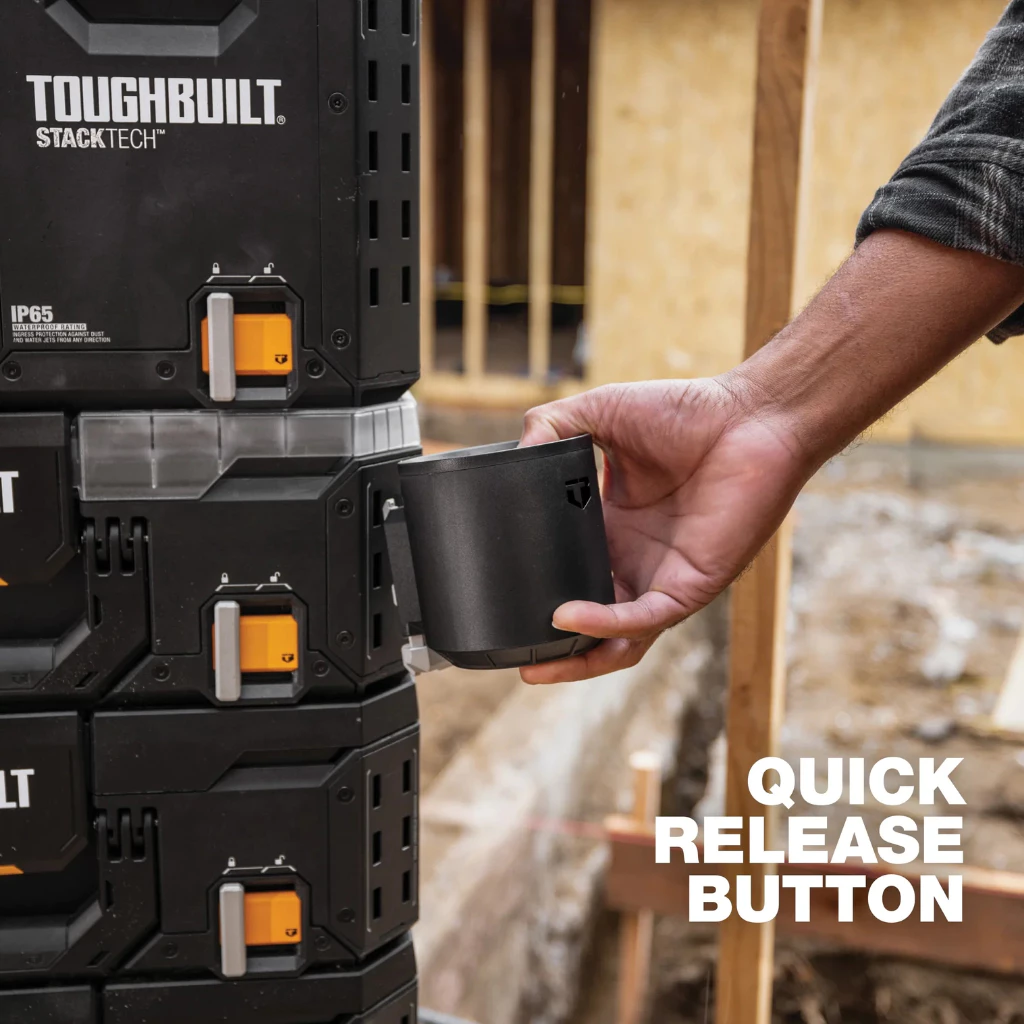 TB-B1-A-52 快扣杯架 附杯子 TOUGHBUILT 托比爾 堆疊式 工具箱配件 快扣式 保溫杯 保冷杯