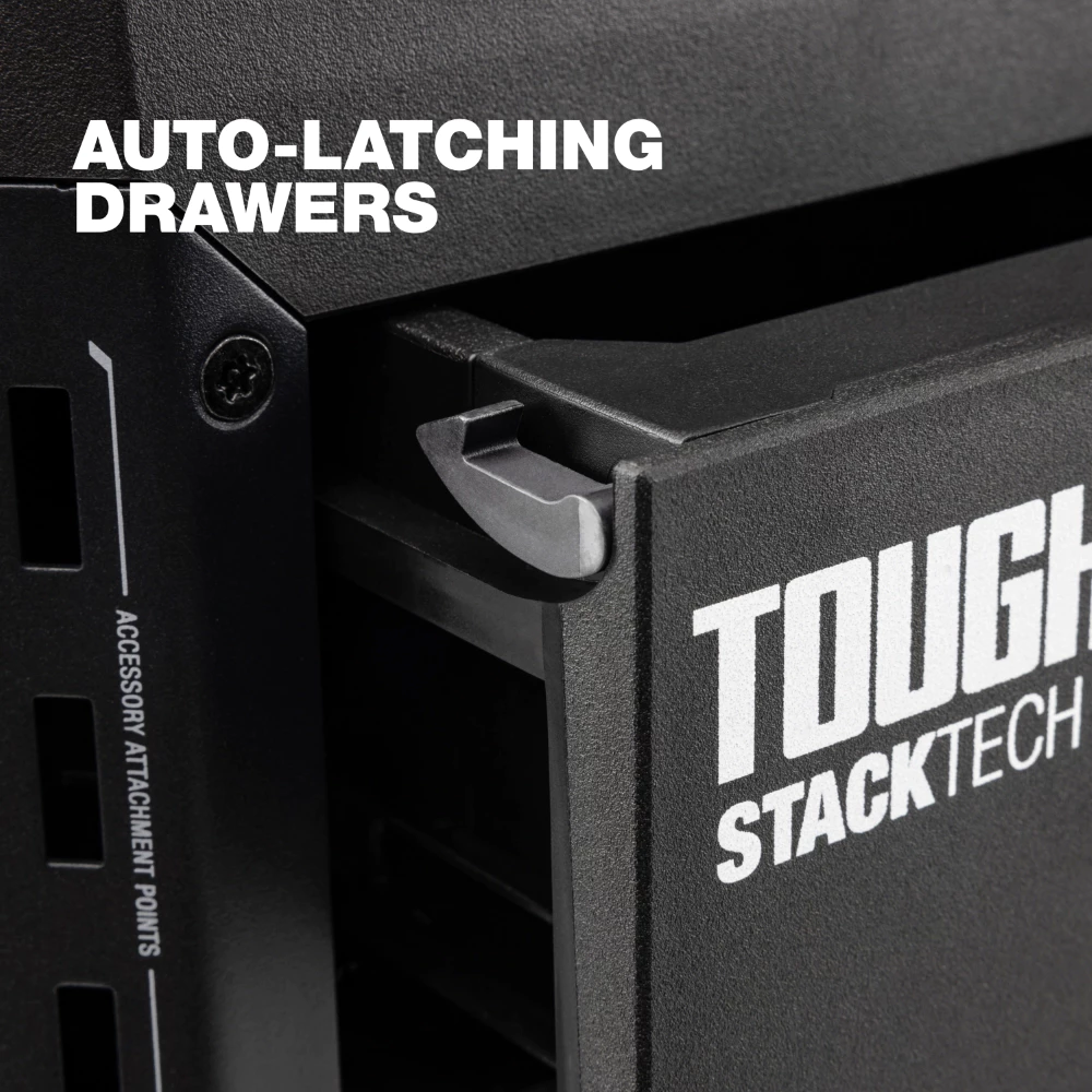 TB-B1-D-70-3 抽屜式⼯具箱XL-三抽 TOUGHBUILT 托比爾 快扣 工具箱 三層 防水 堆疊式 抽屜