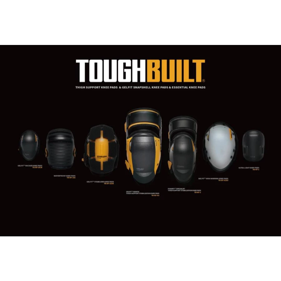 TB-KP-1 基本款護膝 TOUGHBUILT 托比爾 木工 水電 膝蓋 護罩 防護 磁磚 大理石 結構工程 光滑表面