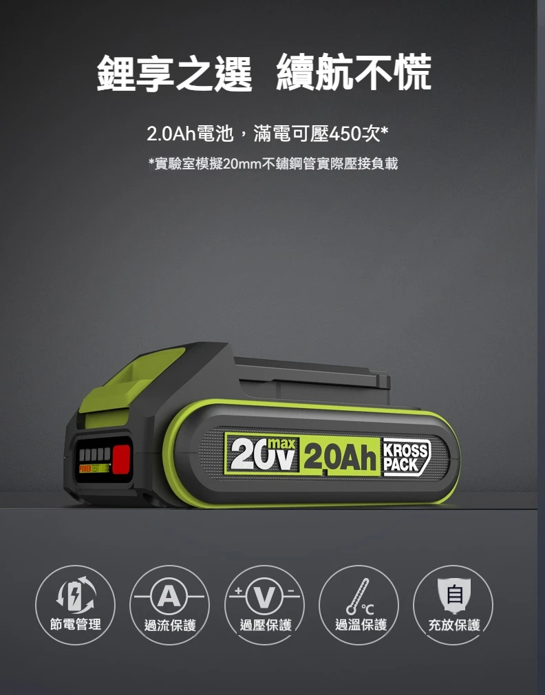 WU111 不銹鋼水管壓接機 20V 威克士 WORX 水電壓管工具 管件壓接機 不鏽鋼管壓接 水電工程配管