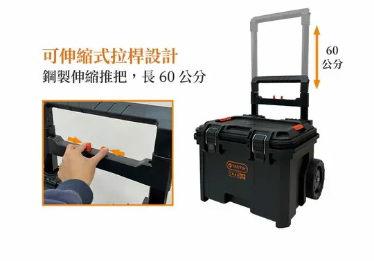 TACTIX 三件組工具箱 TX-0420 系統工具箱 分類盒 密封盒 提籃 推車 快扣系統 疊層箱 系統式
